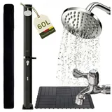 Novaterra Solardusche schwarz 60 L
