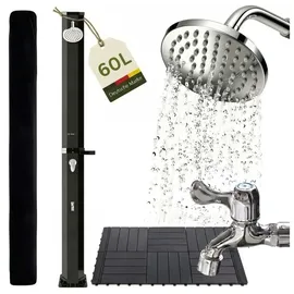 Novaterra Solardusche schwarz 60 L