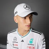 Adidas Mercedes - AMG Petronas Formula ONE Team Driver Cap, White/Black, L