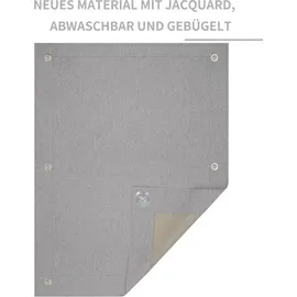 Woltu Thermorollo Dachfenster 96 x 115 cm grau