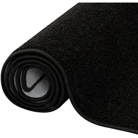 Snapstyle Hochflor Langflor Teppich Cottage Schwarz 200x200cm