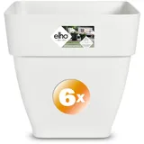 Gardebruk Blumentopf 6er-Set Weiß 36x36x35cm 30L