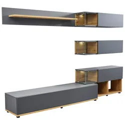 Livetastic TV-Lowboard-Kombination SILK - B/H/T ca. 240,00x150,00x40,00