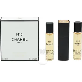 Chanel No. 5 Eau de Toilette refillable 20 ml + Nachfüllung 2 x 20 ml