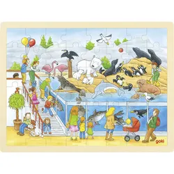 Goki Einlegepuzzle Ausflug in den Zoo  57744