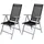 INDA-EXCLUSIV Hochlehner 54 x 64 x 106 cm silber/anthrazit 2 St.
