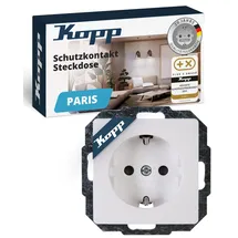 Kopp Schuko-Steckdose 1-f. UP m. Kinderschutz PAR arkt