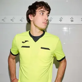 Joma Referee Kurzarm-t-shirt - Fluor / Black - XL