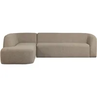 Woood Ecksofa »Sloping«, gepolstert mit gewebter Chenille, frei im