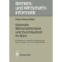 Springer Optimale Wirtschaftlichkeit und Durchlaufzeit im Büro