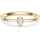 Eastside Solitärring "ES2007" Gr. 52, gold (gelbgold), Fingerringe, Damen, 52, Edelstahl, 1,4mm