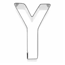 RBV Birkmann Birkmann, Ausstechform Buchstabe Y, Grau, 6 cm, Edelstahl