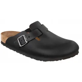 Birkenstock Boston Nubukleder geölt Damen schwarz 40 EU