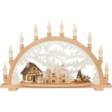 SAICO Saico, Weihnachtsbeleuchtung, Original Schwibbogen Winterkinder