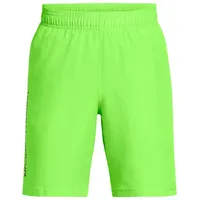 Under Armour Woven Shorts Jungen 362 cyber green/black XL