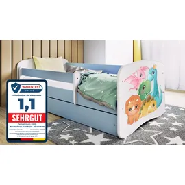 raumhirsch furniture Kinderbett Raumhirsch 80 x 180 cm Holzwerkstoff blau