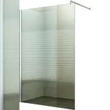 FA-Bausysteme Dein Bau Projekt Walk-In Duschabtrennung Gestreift 40 cm