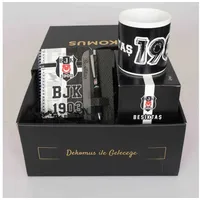 Jungengel Geschenkbox Besiktas Fan Carsi Lizenziert Kaffeetasse Kugelschreiber Notizbuch