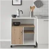 Hti-Living Küchenschrank Blanca 60 x 40 x 80 cm Blau/Weiß