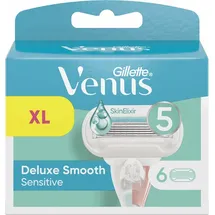 Gillette Venus Deluxe Smooth Sensitive + 6 Klingen