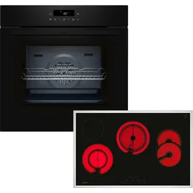 Neff BTX48PB0 Backofen-Set + T18SDH9L0, Backofen, Elektrokochfeld 80cm