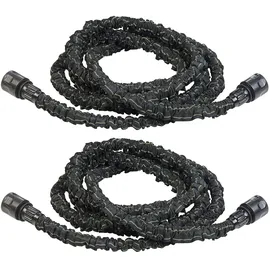 Royal Gardineer 2er-Set Dehnbare Gartenschläuche PRO.V3, 2,5 - 7,5 m