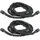 Royal Gardineer 2er-Set Dehnbare Gartenschläuche PRO.V3, 2,5 - 7,5 m