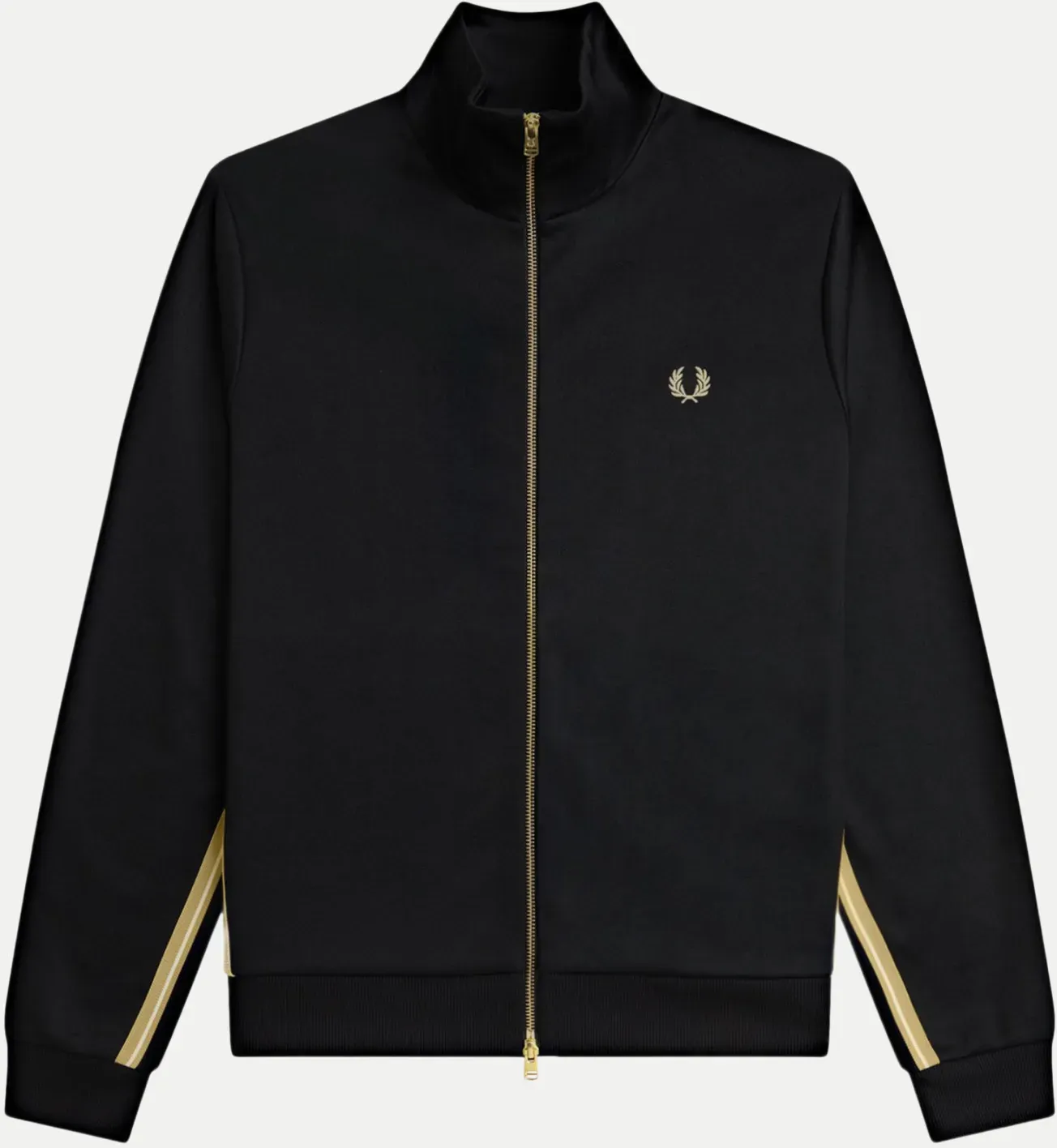 Trainingsjacke mit Streifen Schwarz XXL