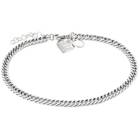 Liebeskind Berlin Liebeskind Damen Fußkette, Modern, Silber, 25 cm