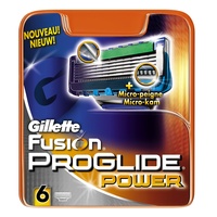 Gillette – 84842306 – Klingen Fusion – ProGlide Power Pack von 6 Klingen