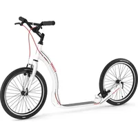 Yedoo Dragstr Alloy Tretroller mit Luftreifen 20/20 weiß No