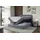 altdecor Boxspringbett mit Matratze und Lattenrost - VELANTO -BZ - 160x200 cm - Dunkelgrau Samt - Boxbett, Topper, Polsterbett mit Bettkasten, Bett... - Dunkelgrau