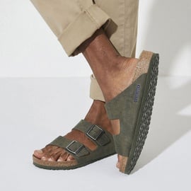 Birkenstock Arizona, 44, Pantoletten - Grün