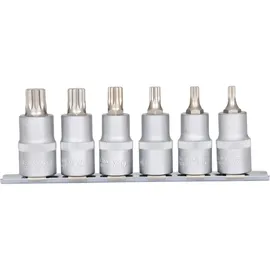 KS Tools 1/2" Bit-Stecknuss-Satz XZN 6-tlg. M5-M14