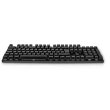 Nedis GKBDM110BKND Tastatur Gaming USB Type-A - Mechanische Tasten - LED - QWERTY - ND-Layout - Stromversorgung über USB - Netzkabellänge: 1.50 m - Gaming