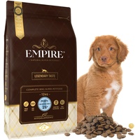 Empire Welpen Trockenfutter - 12kg - Neue Hundefutter Trocken Getreidefrei - Große Rassen - Wild und Lamm - Hypoallergen - Glutenfrei - Natürlich