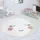 Paco Home Mond Motiv Kinderteppich 150 x 150 cm Creme/Weiß