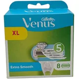 Gillette Venus Extra Smooth Rasierklingen Damen, 8 Ersatzklingen für Damenrasierer mit 5-fach Klinge
