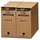 Elba Archivboxen tric system braun 16,0 x 34,1 x 31,5 cm, 6 St.