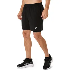 Asics Core 2N1 7IN Herren Shorts Schwarz S