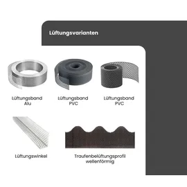 DAPRONA Lüftungswinkel Alu 30x70mm 2m Silber