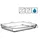 Pasabahce 59204 Borcam Auflaufform, Backform, Glas, 40 x 27 cm Rechteckig, für 3 - 6 Personen