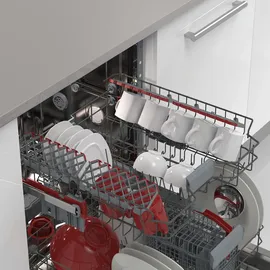 Sharp QW-NI14I47DX Einbau-Geschirrspüler (vollintegrierbar, 598 mm breit)