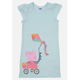 Peppa Wutz Kleid A-Linien-Kleid Happy Grün/Türkis 122/128