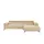 Switch Ecksofa aus Mikrofaser Caro ¦ beige ¦ Maße (cm): B: 289 H: 93 T: 175.0