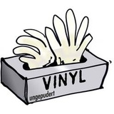 L+D 14695-7 100 St. Vinyl Einweghandschuh Größe (Handschuhe): 7, S