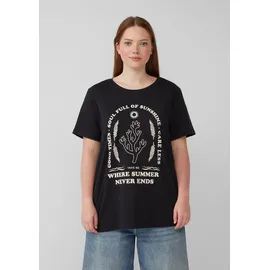 QS T-Shirt Schwarz 46