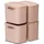 Rotho Maloja Aufbewahrungsbox 39,5 x 26,5 x 34 cm 4-tlg. rosa