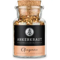 Ankerkraut Ofengemüse Gewürz, Zubereitung von Gemüse jeglicher Art im Backofen oder am Grill, einfach lecker genießen, bunte Leckereien easy kochen, 90 g im Korkenglas