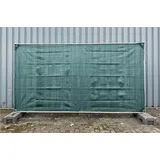 KLASEBO Bauzaunnetz, grün 1,80m x 3,45m
